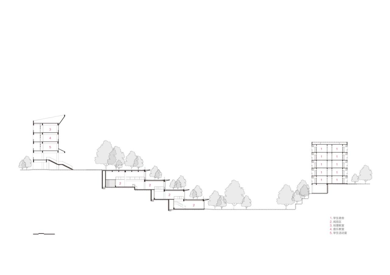 BIM建筑|西南大学附属中学两江校区：消失的高密度校园 / gad