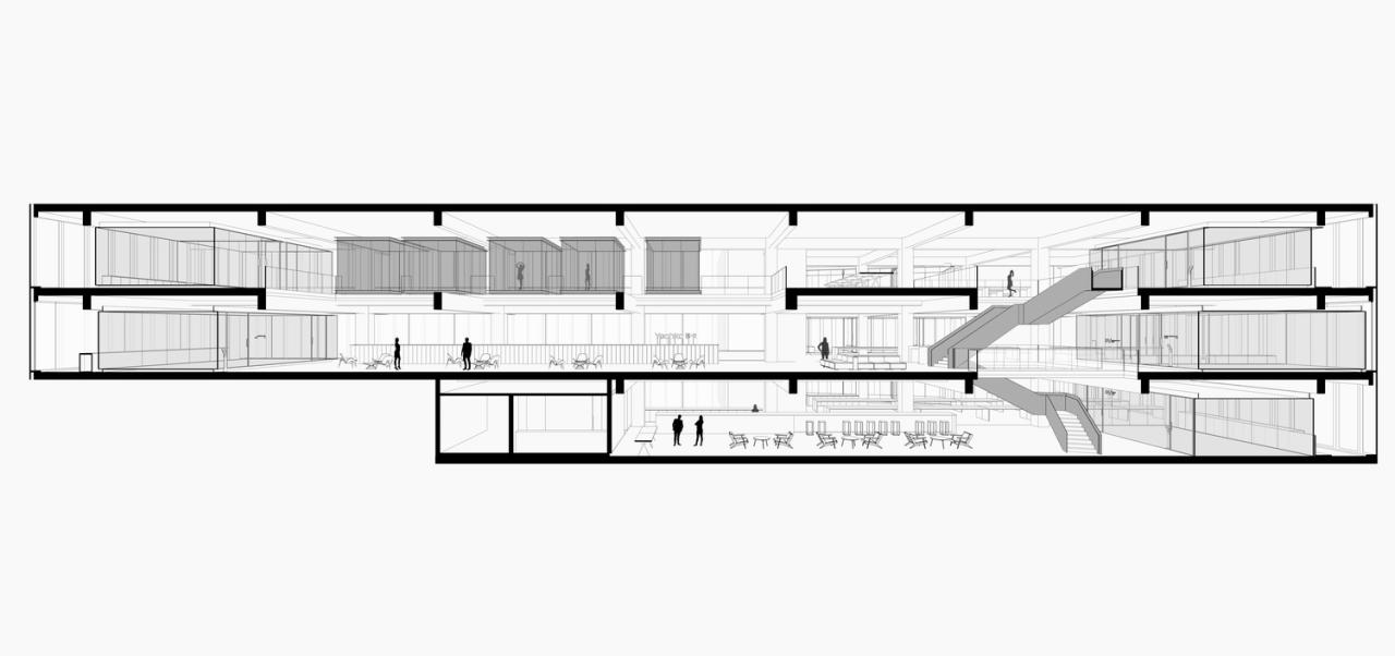 BIM建筑|将悬浮会议室引入移卡办公空间 / JSPA Design
