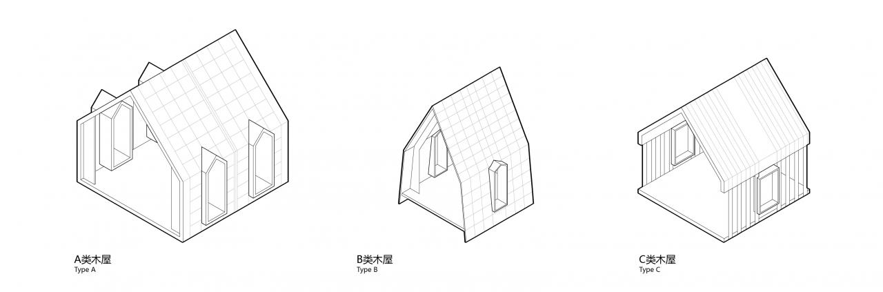 BIM建筑|木屋小镇：岛屿 · 丛林 · 小木屋，九江 / 平介设计