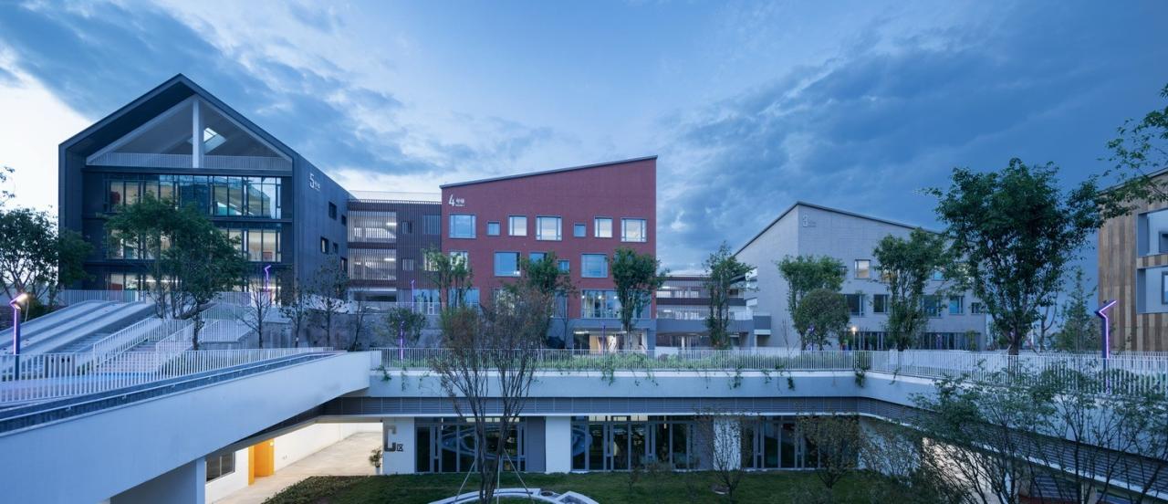 BIM建筑|重庆两江人民小学：在大自然里勇敢冒险 / gad