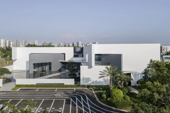BIM建筑|打破墙的边界: 海口市国际免税城接待中心 / aoe事建组
