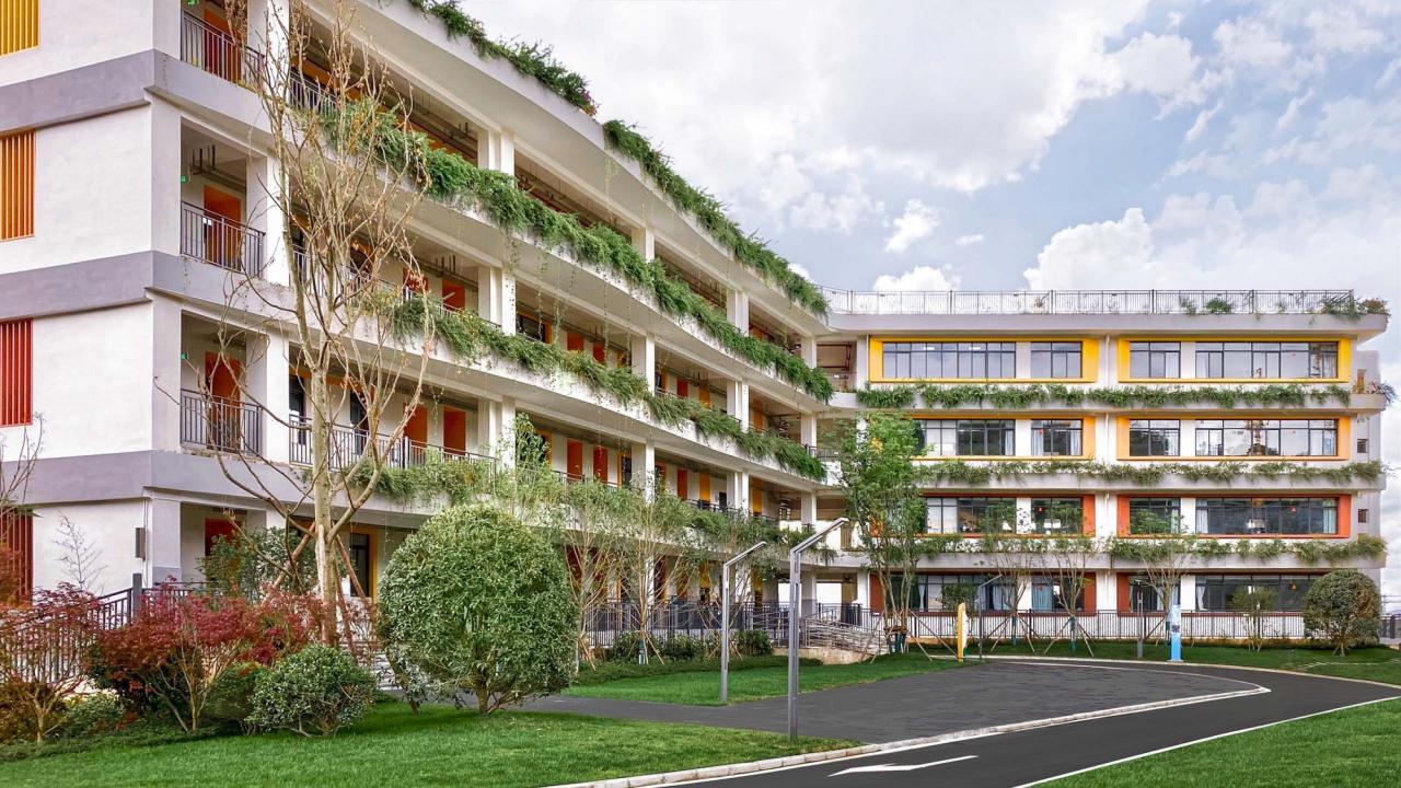 BIM建筑|云南玉溪高新小学 / Oneself Alliance