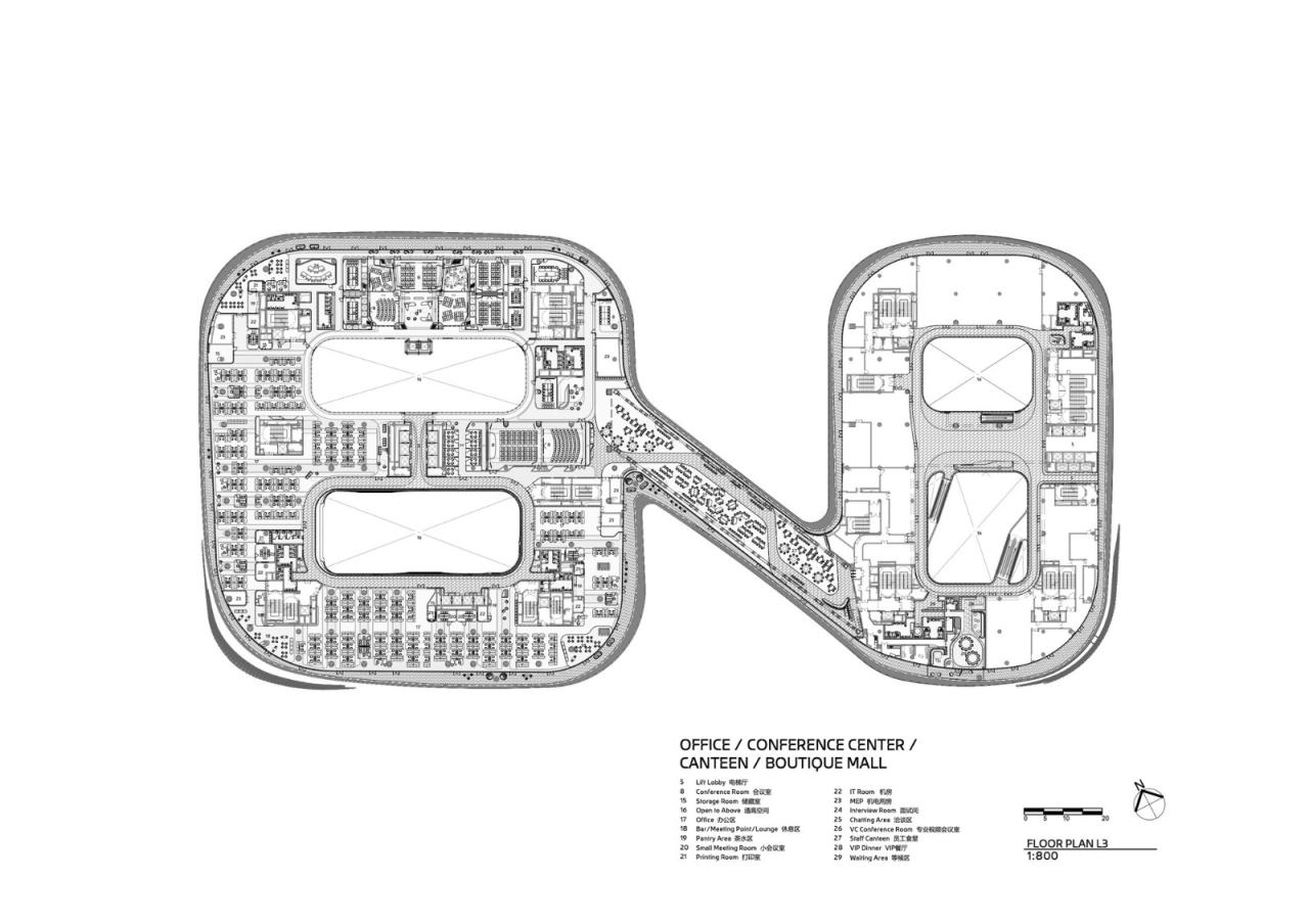 BIM建筑|无限极总部 / 扎哈哈迪德事务所
