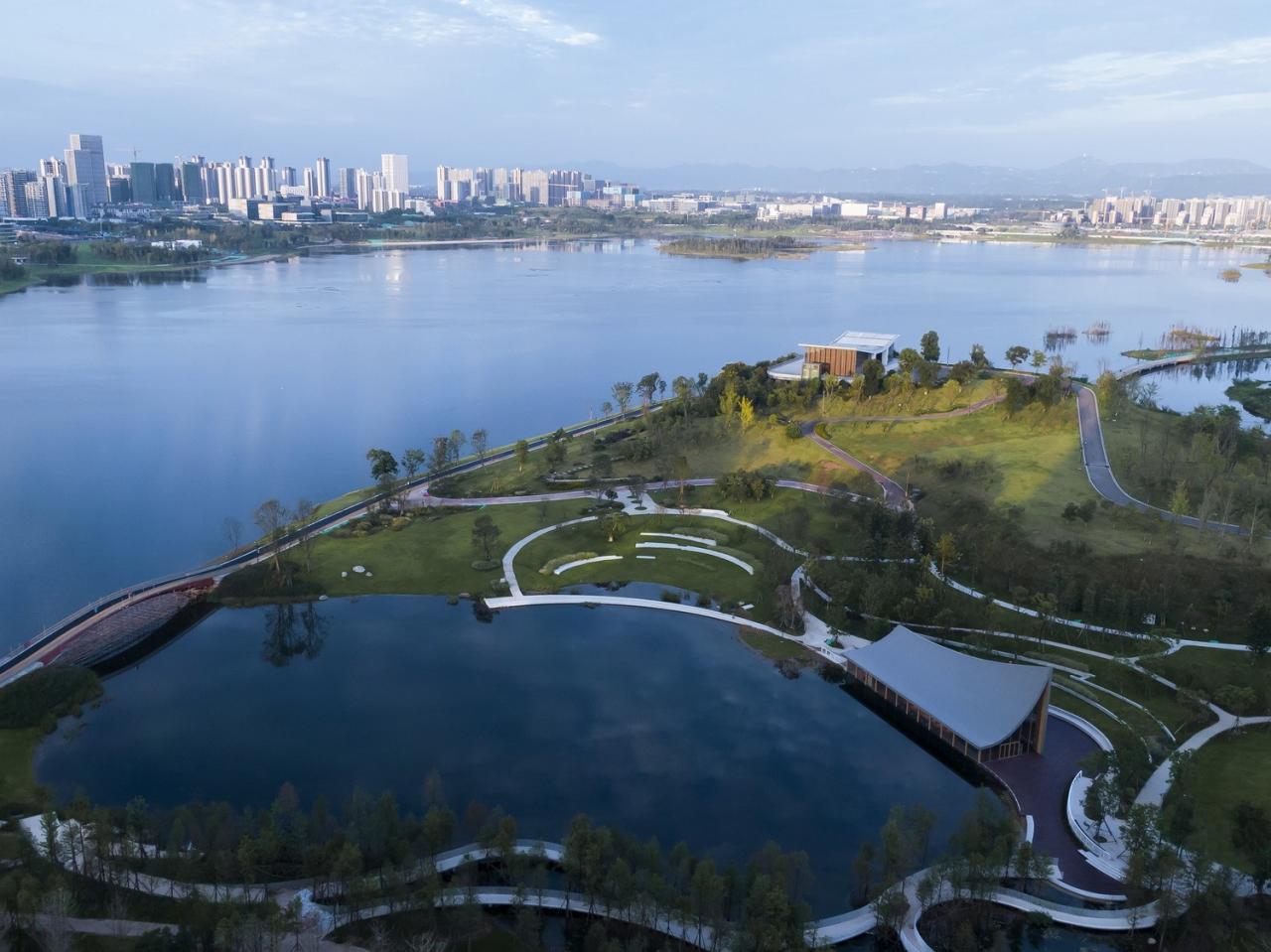 BIM建筑|成都兴隆湖中信书店 / MUDA 慕达建筑