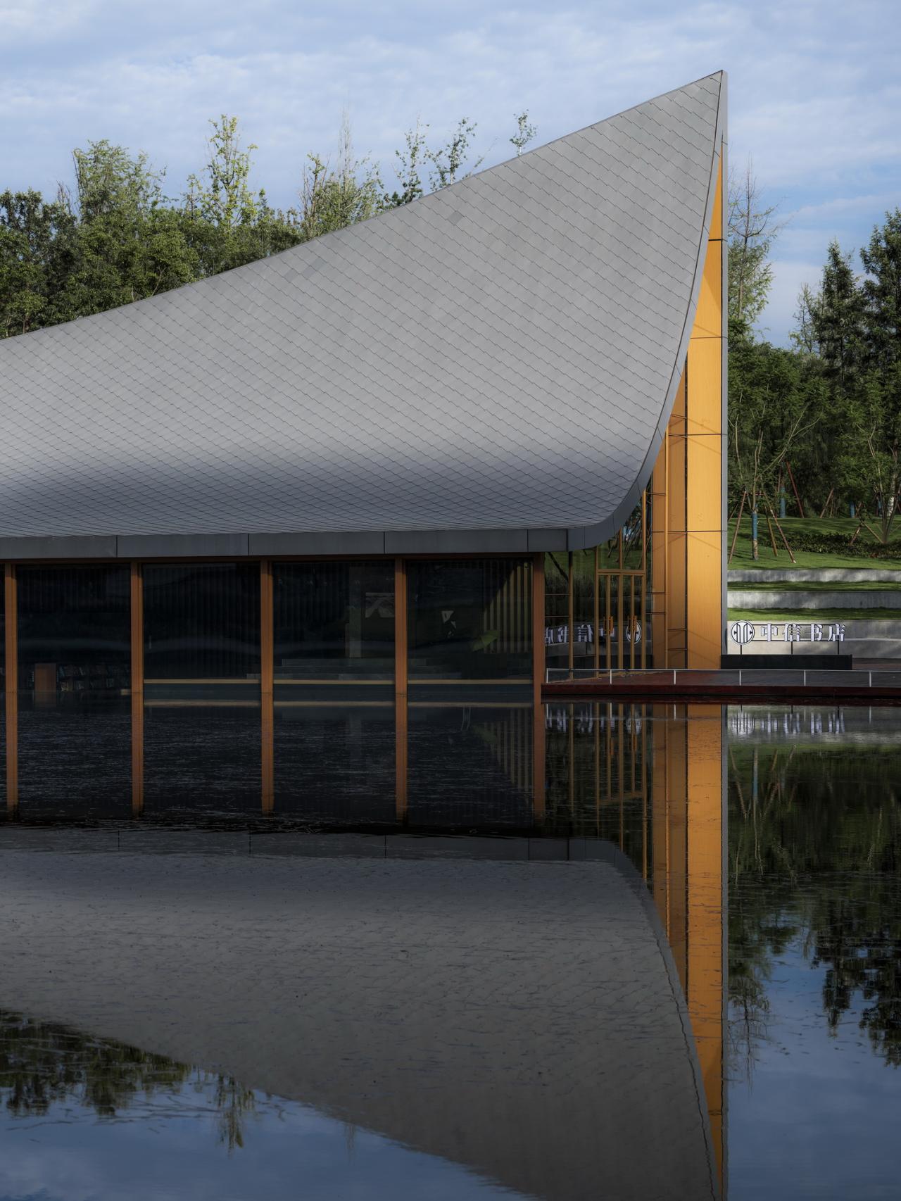 BIM建筑|成都兴隆湖中信书店 / MUDA 慕达建筑