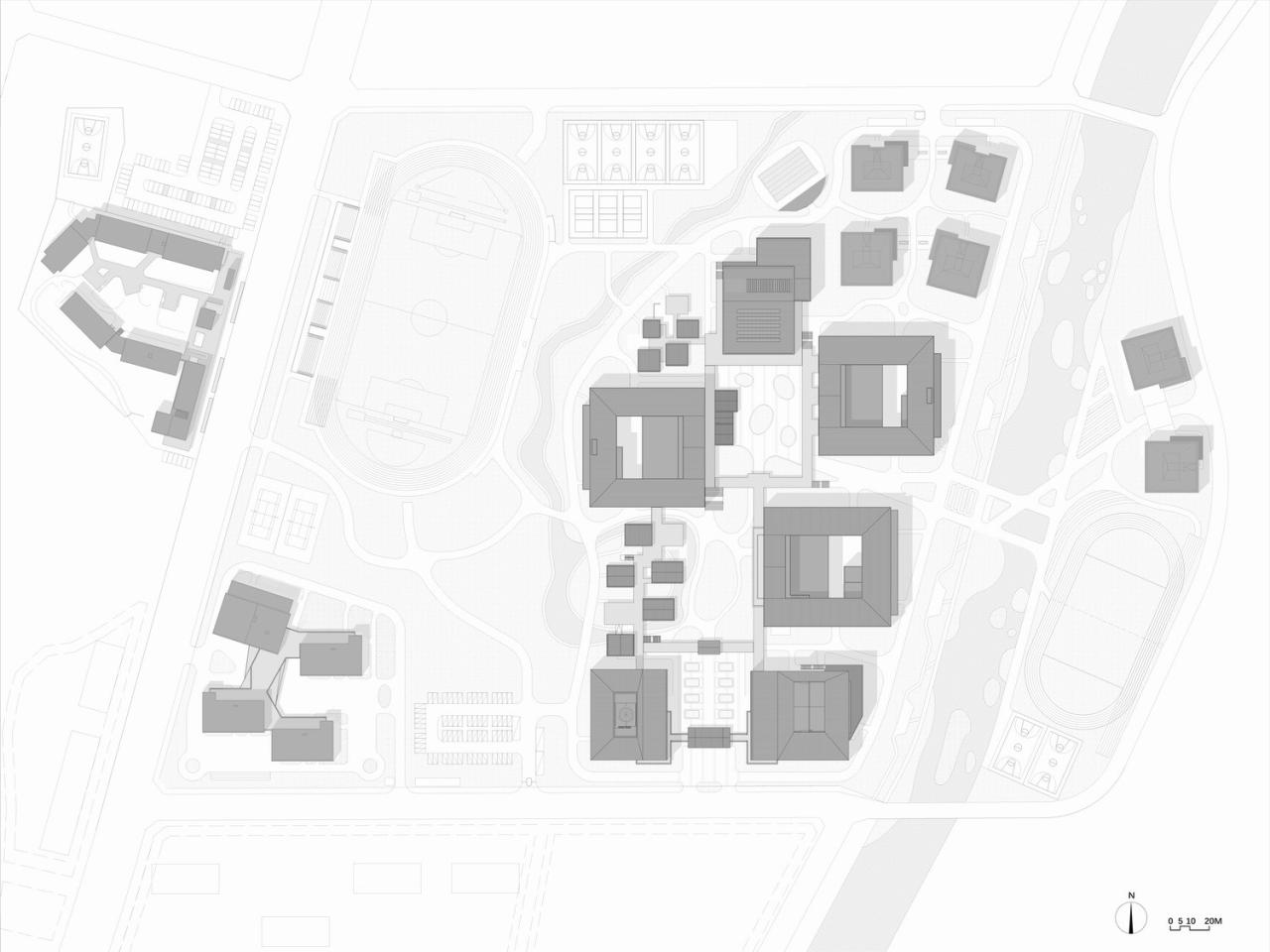 BIM建筑|树下问道，山间筑园 ——乐清市荆山公学 / 浙江大学建筑设计研究院有限公司