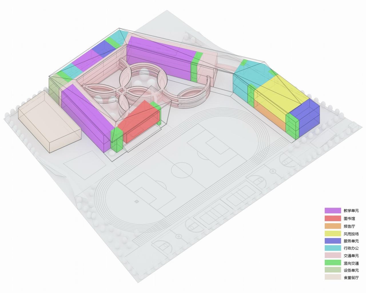 BIM建筑|维度的转移：凤西小学 / 米丈建筑