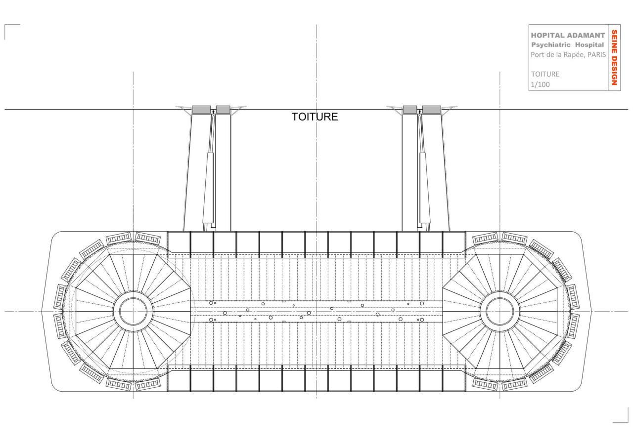 BIM建筑|巴黎精神病院Adamant / Seine Design