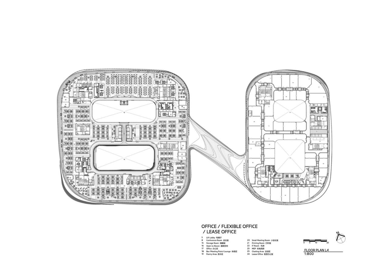 BIM建筑|无限极总部 / 扎哈哈迪德事务所