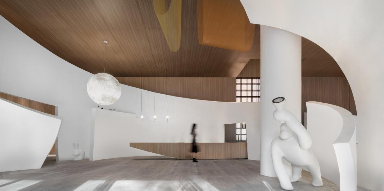 BIM建筑|鸿安丽苑售楼中心 / 正方良行设计