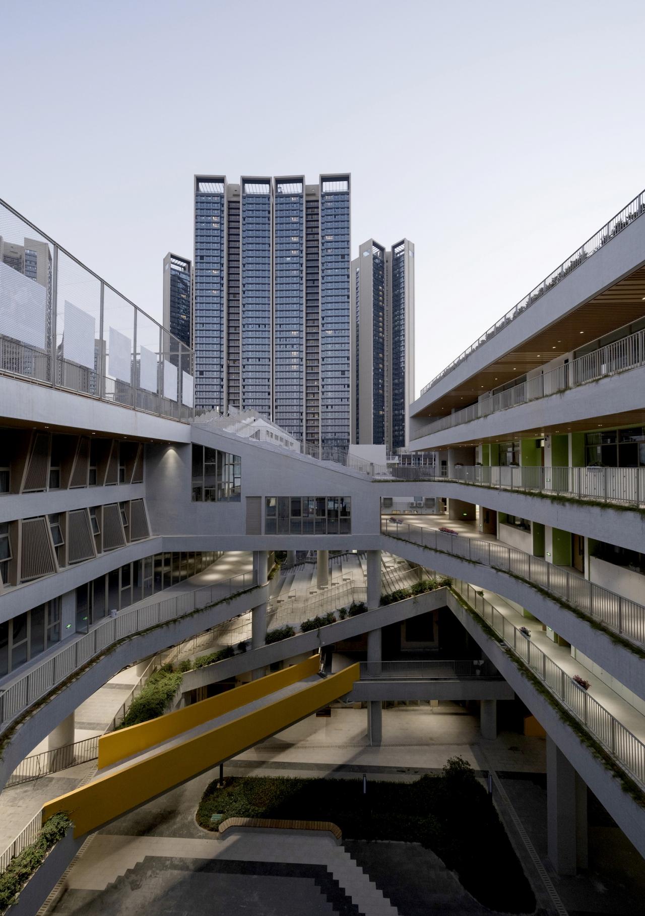 BIM建筑|深圳市宝安区上星学校 / 第伍建筑