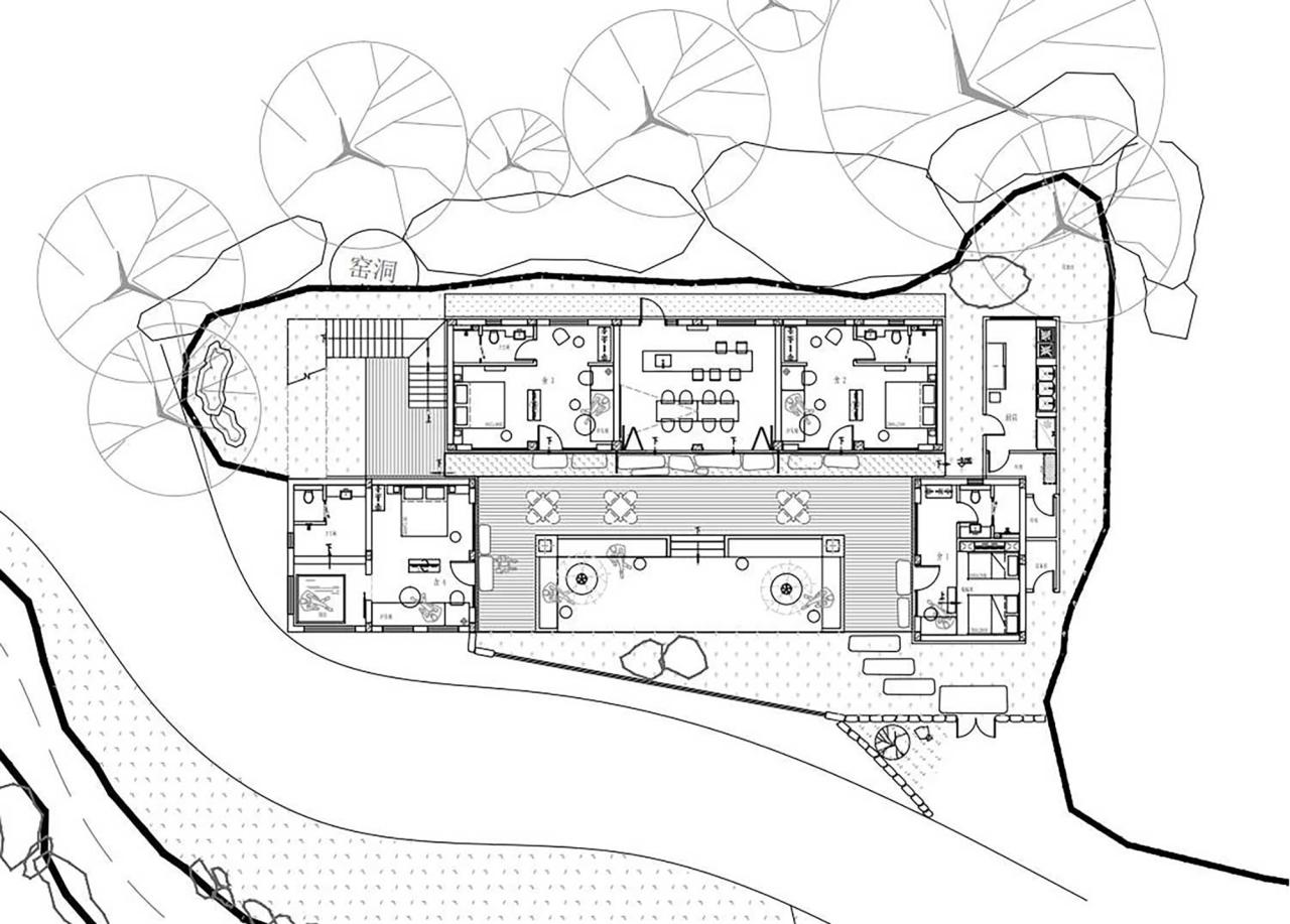 BIM建筑|隐于山岚的家——缦舍·山居精品民宿酒店 / 柒合设计