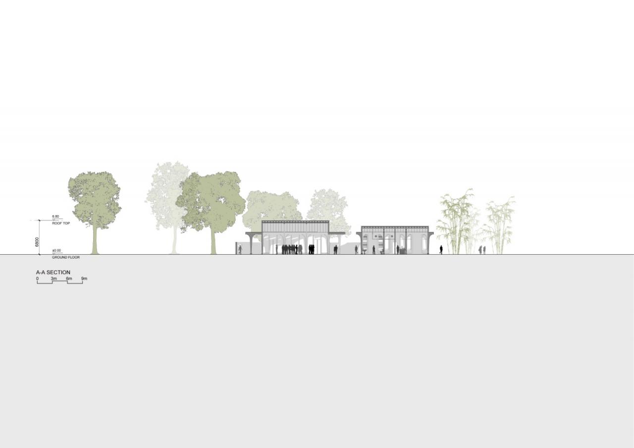 BIM建筑|中意文化艺术交流中心之中华馆 / aoe事建组