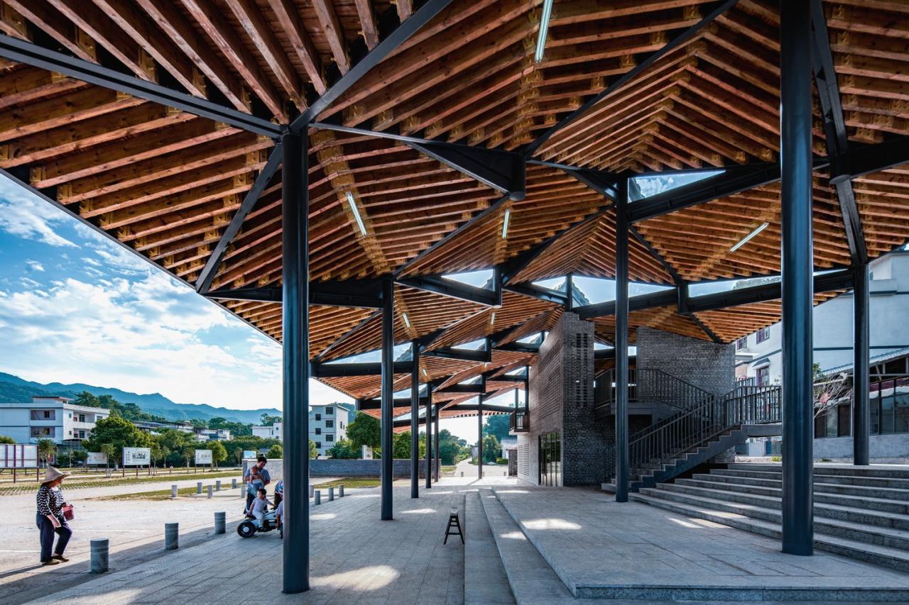 BIM建筑|乡土建筑的单元式转译 ——南粤古驿道梅岭驿站创作实践 / GDAD-城市建筑工作室