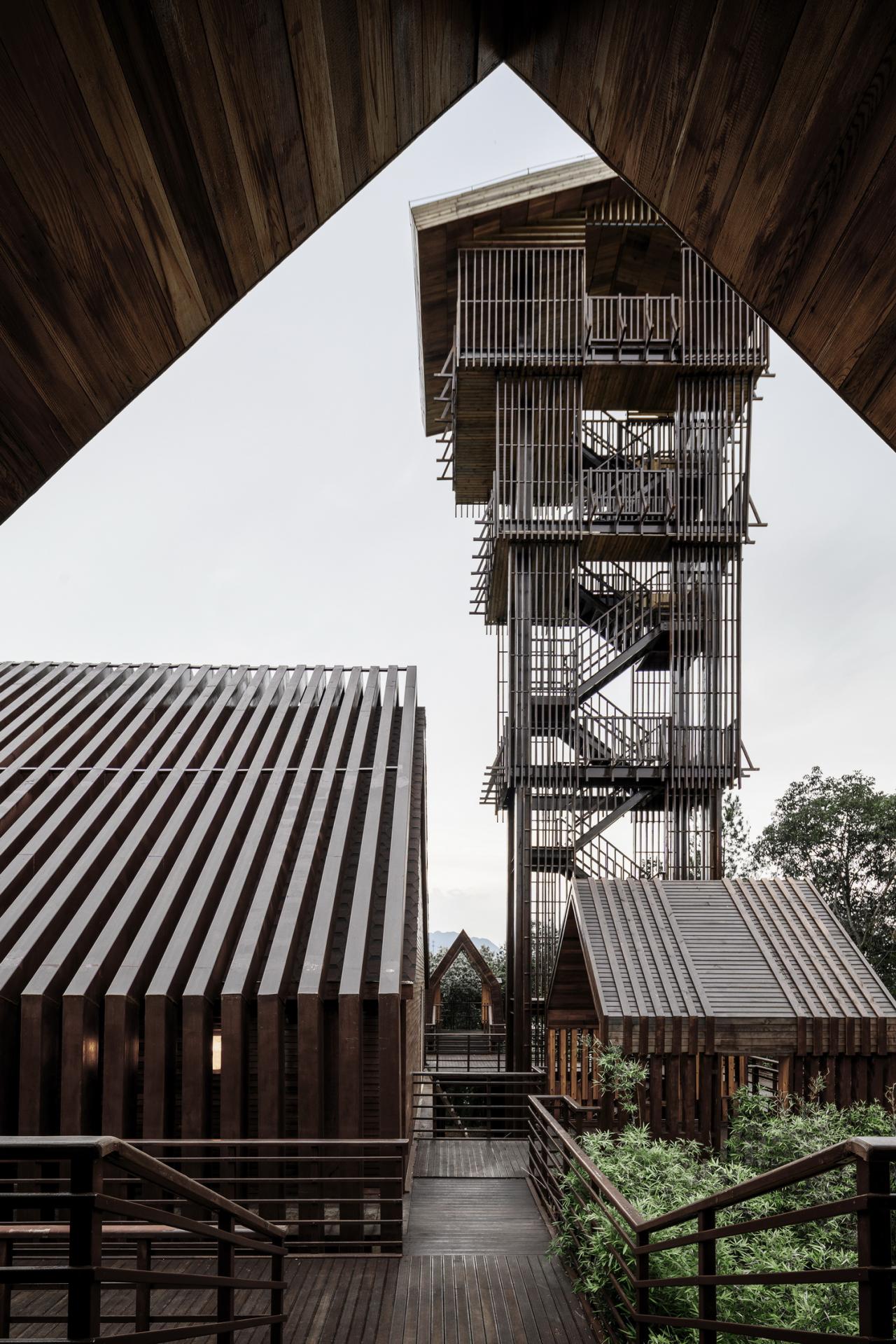 BIM建筑|木屋小镇：岛屿 · 丛林 · 小木屋，九江 / 平介设计