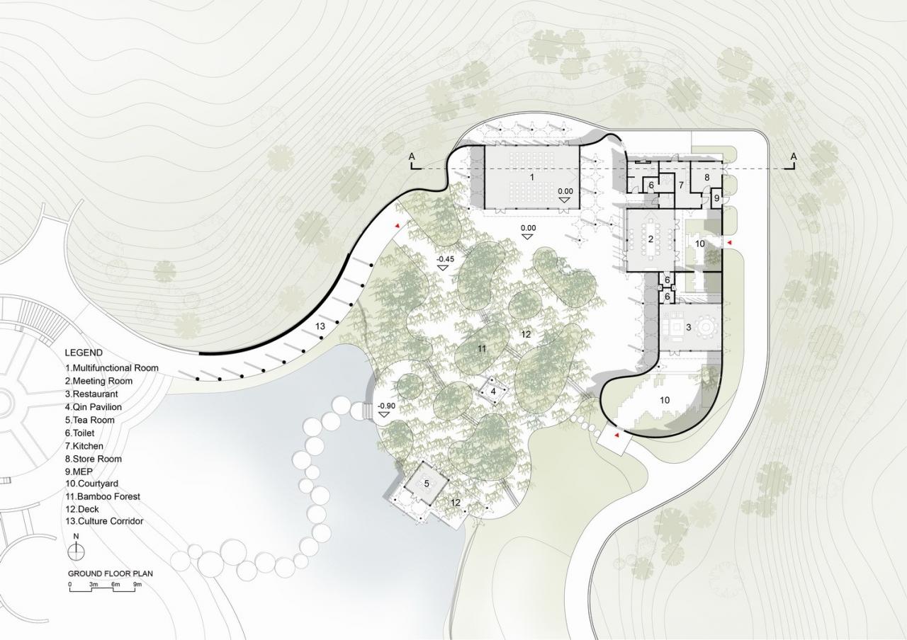 BIM建筑|中意文化艺术交流中心之中华馆 / aoe事建组