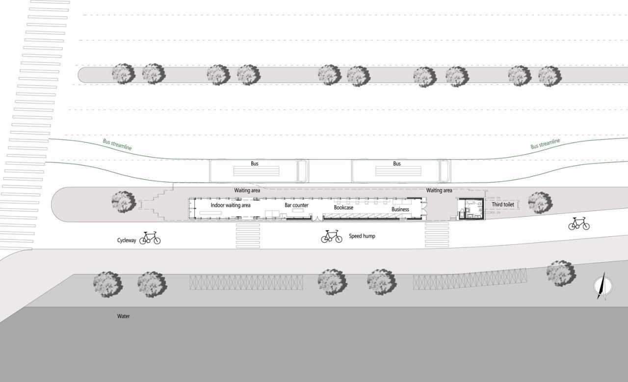 BIM建筑|有趣的等候：张家港高铁新城公交站台设计 / 中衡设计