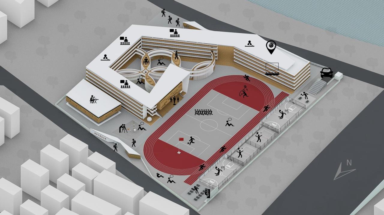 BIM建筑|维度的转移：凤西小学 / 米丈建筑