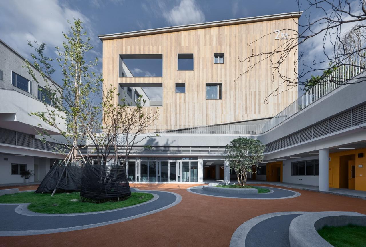 BIM建筑|重庆两江人民小学：在大自然里勇敢冒险 / gad