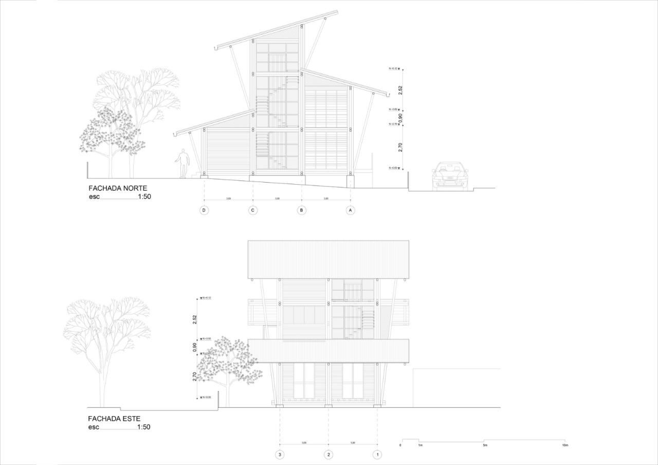 BIM建筑|地域性住宅 / ESEcolectivo