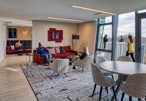 BIM建筑|甘工作室设计有角立面的摩天楼