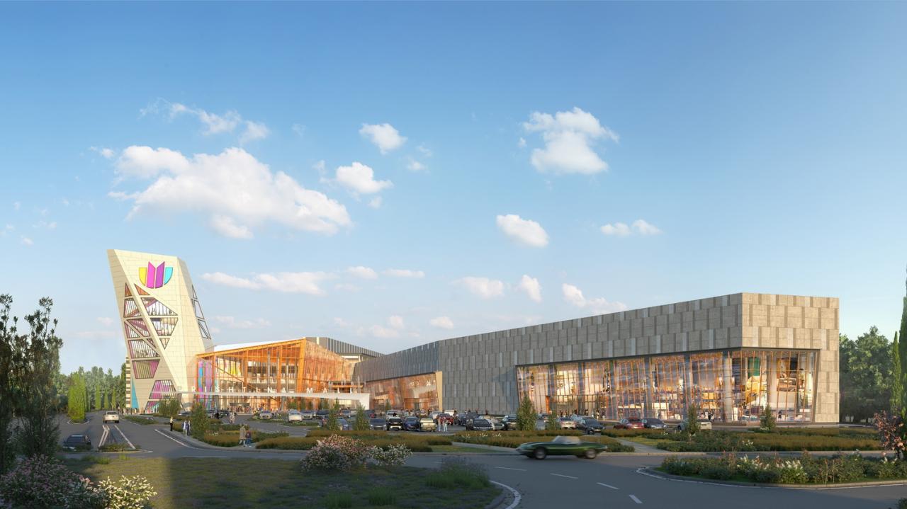 BIM建筑|普里什蒂纳购物中心/ Laguarda.Low Architects (LLA)