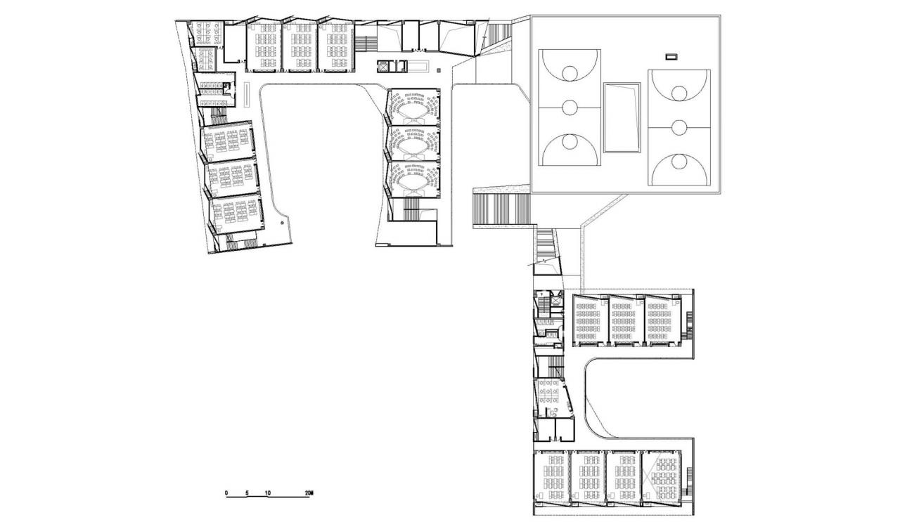 BIM建筑|深圳市宝安区上星学校 / 第伍建筑