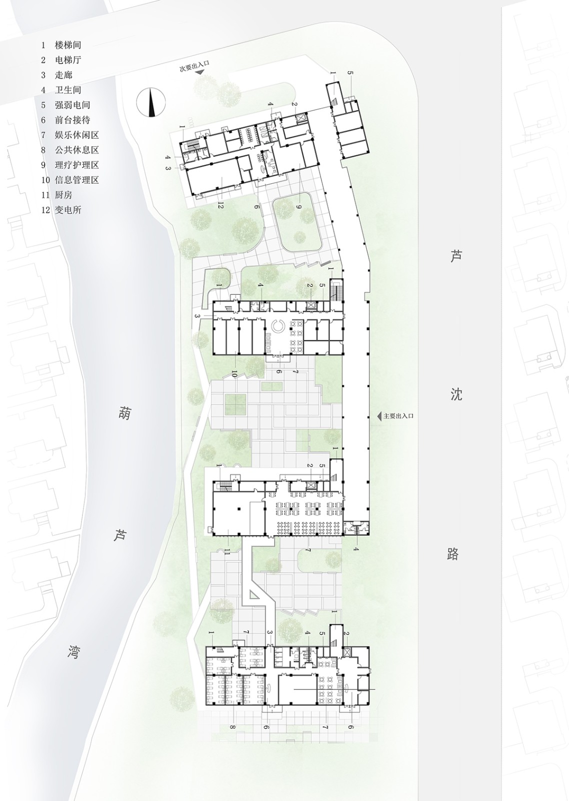 BIM建筑|赵巷康宁养护院建筑设计—这里欢迎自由的老灵魂 / 上海久利建筑事务所