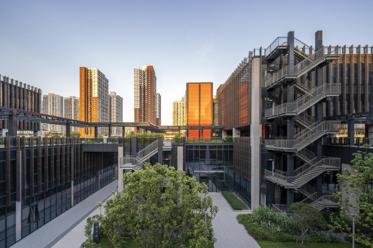 BIM建筑|深圳粤港澳青年创业区（一期） / RSH+P + 华艺设计