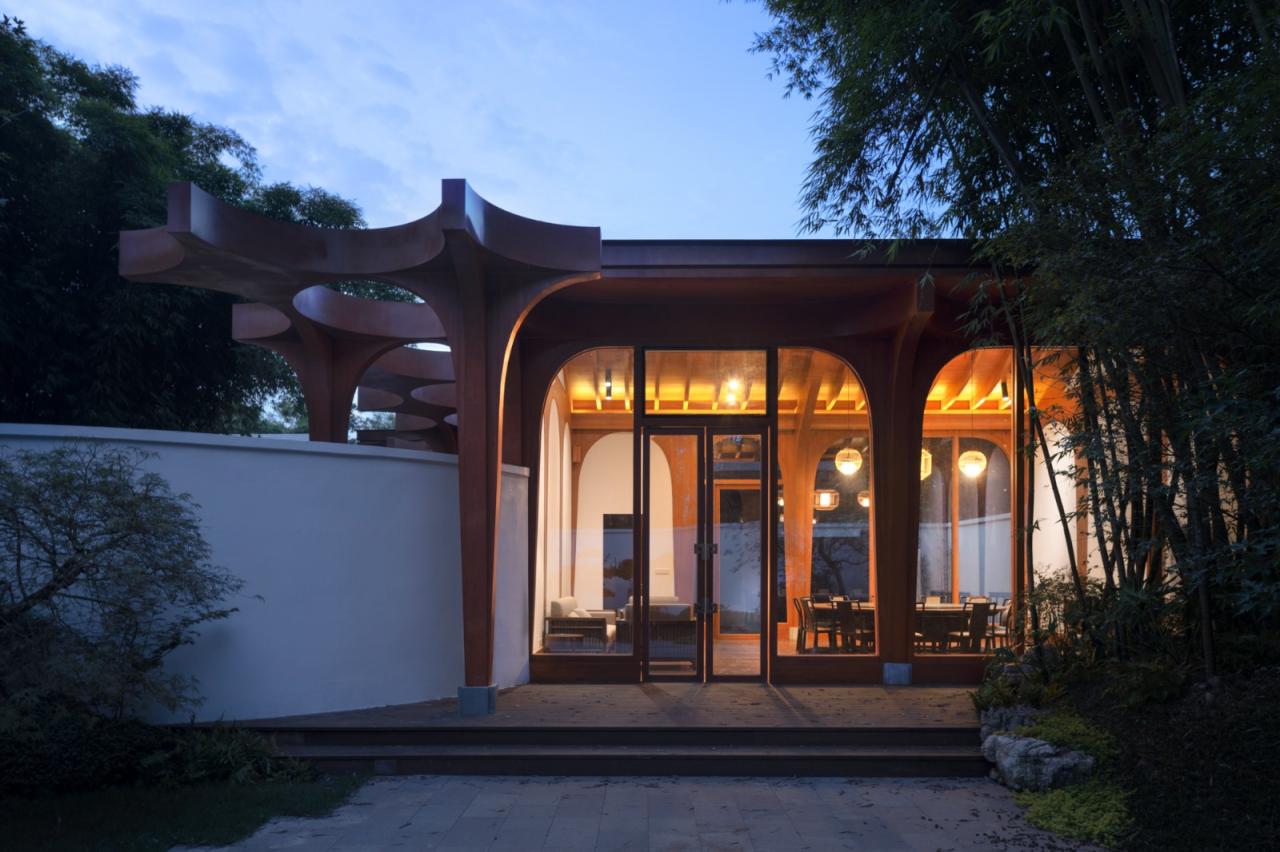 BIM建筑|中意文化艺术交流中心之中华馆 / aoe事建组