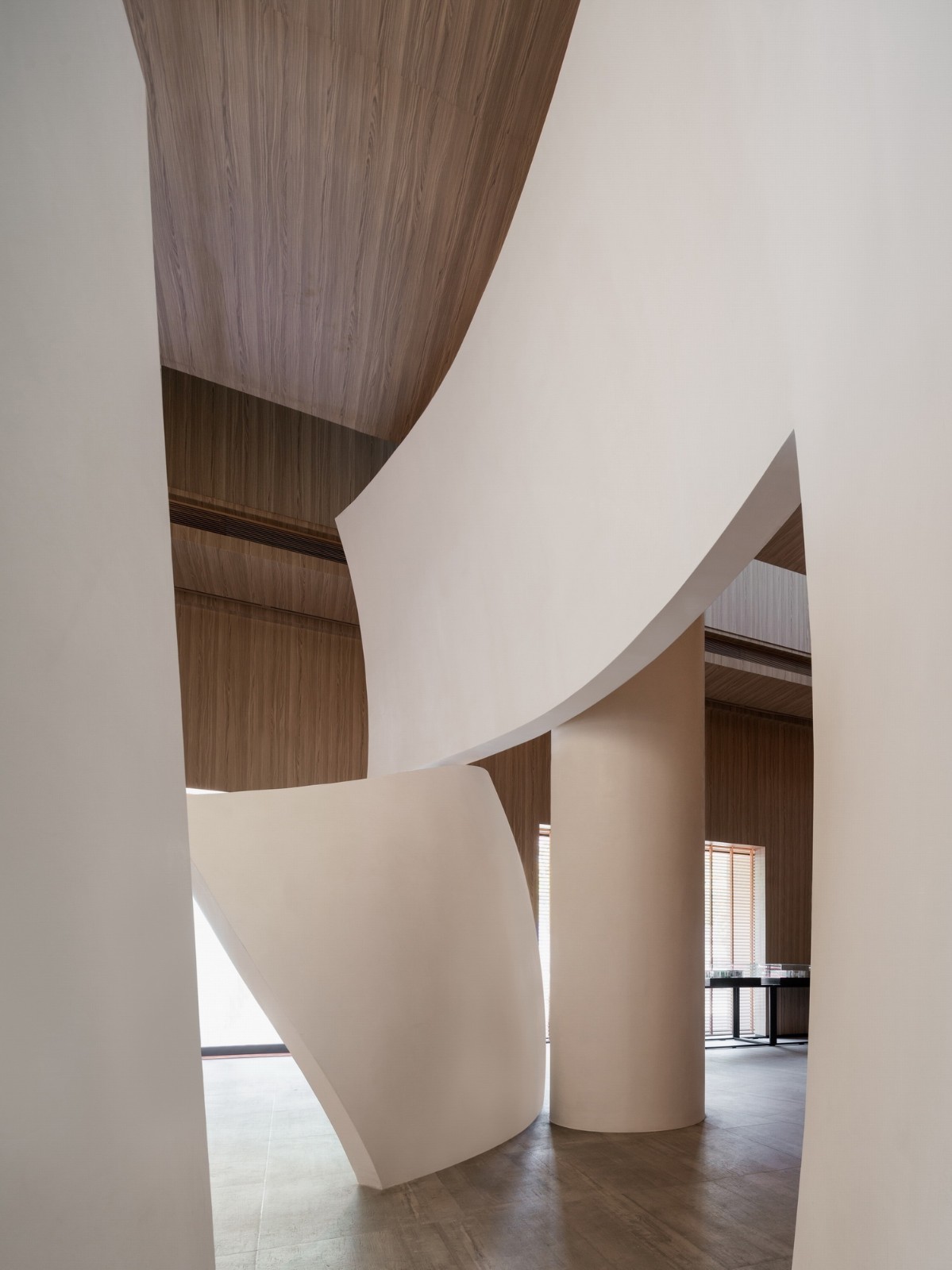 BIM建筑|鸿安丽苑售楼中心 / 正方良行设计