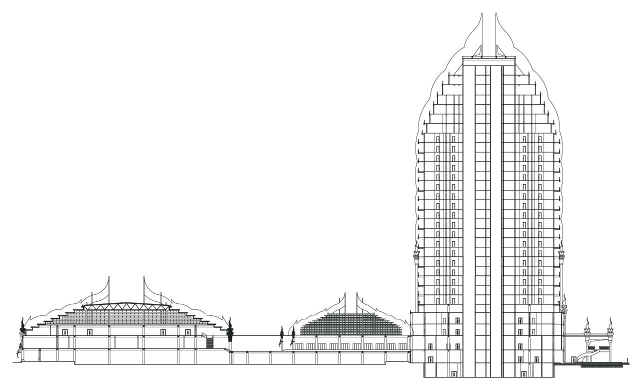 BIM建筑|雨林里的“繁花”：西双版纳景兰国际会议度假酒店 / 纲亚建筑+本土实践(广州）
