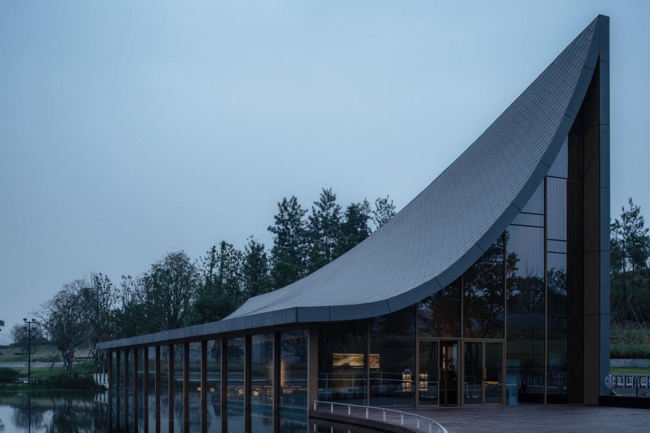 BIM建筑|成都兴隆湖中信书店 / MUDA 慕达建筑