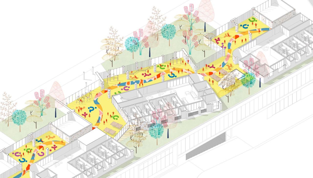 BIM建筑|重庆两江人民小学：在大自然里勇敢冒险 / gad