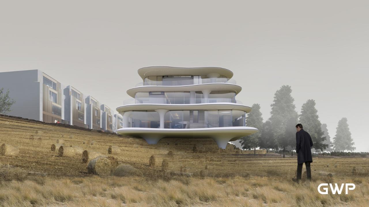 BIM建筑|云之屋·日本北海道温泉度假酒店 / GWP