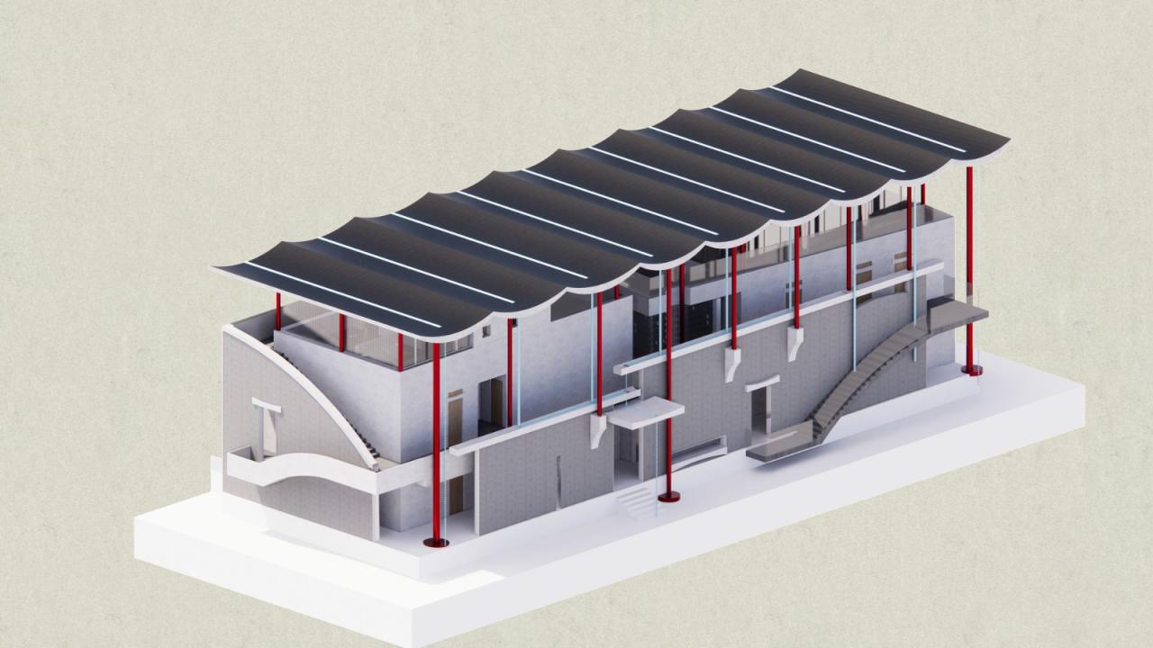 BIM建筑|雨屋 / 来建筑设计工作室