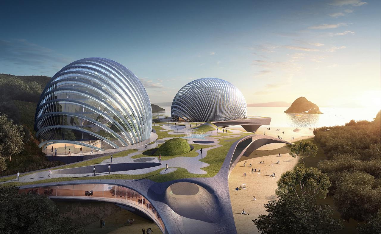 BIM建筑|海蛞蝓酒店 / SpActrum