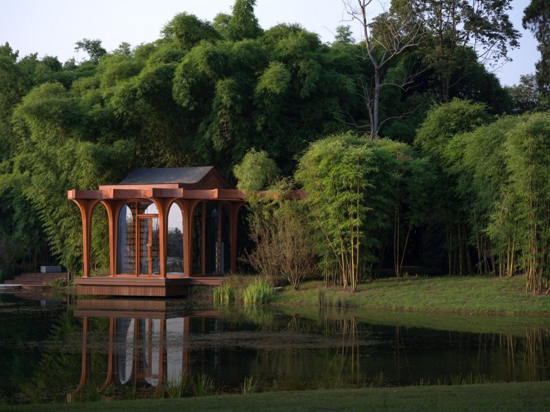 BIM建筑|中意文化艺术交流中心之中华馆 / aoe事建组