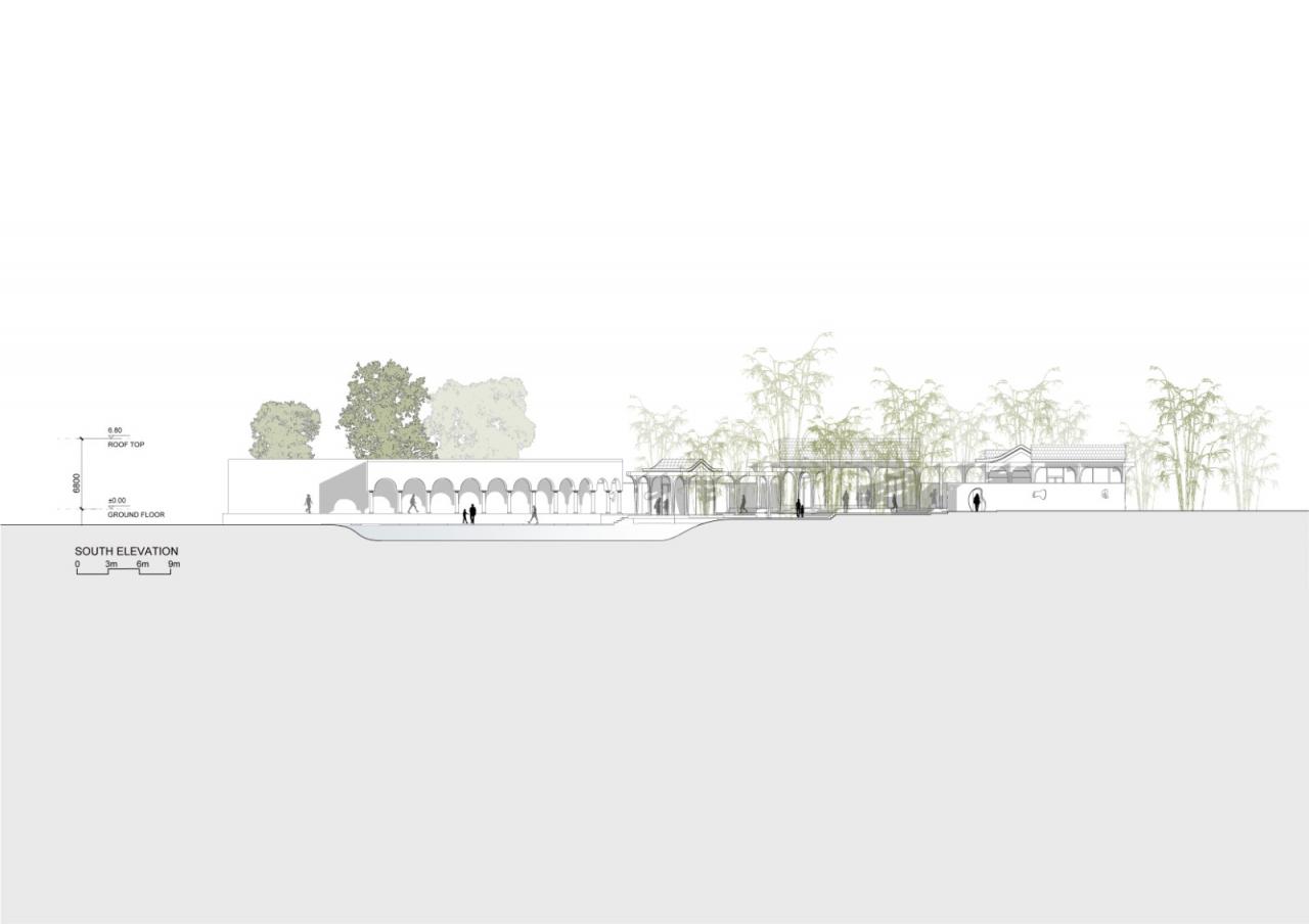 BIM建筑|中意文化艺术交流中心之中华馆 / aoe事建组