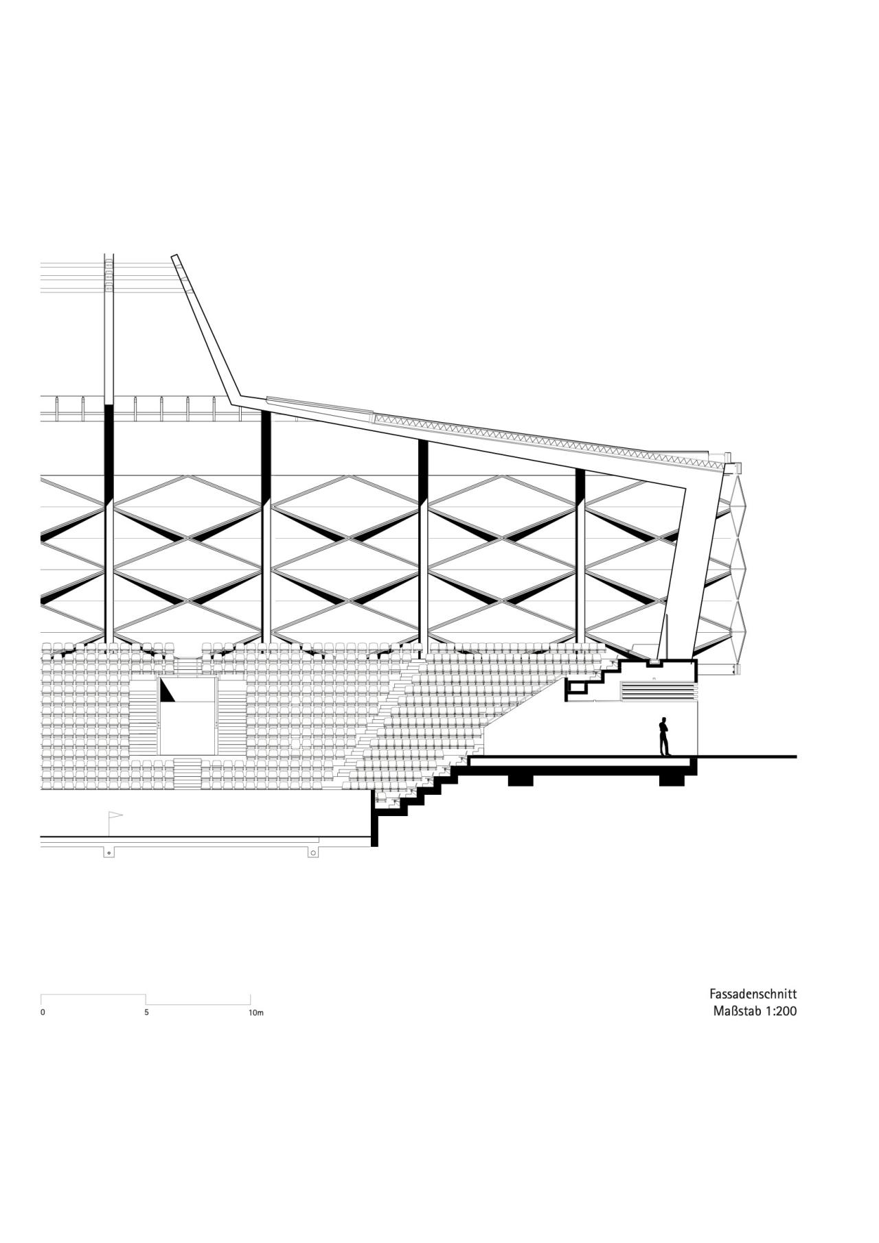 BIM建筑|卢森堡足球橄榄球体育场 / gmp Architects