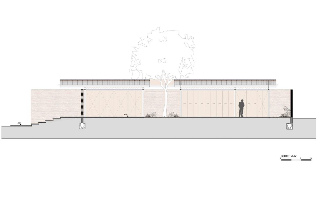 BIM建筑|手工压制砖与木材构筑而成的自宅 / Equipo de Arquitectura