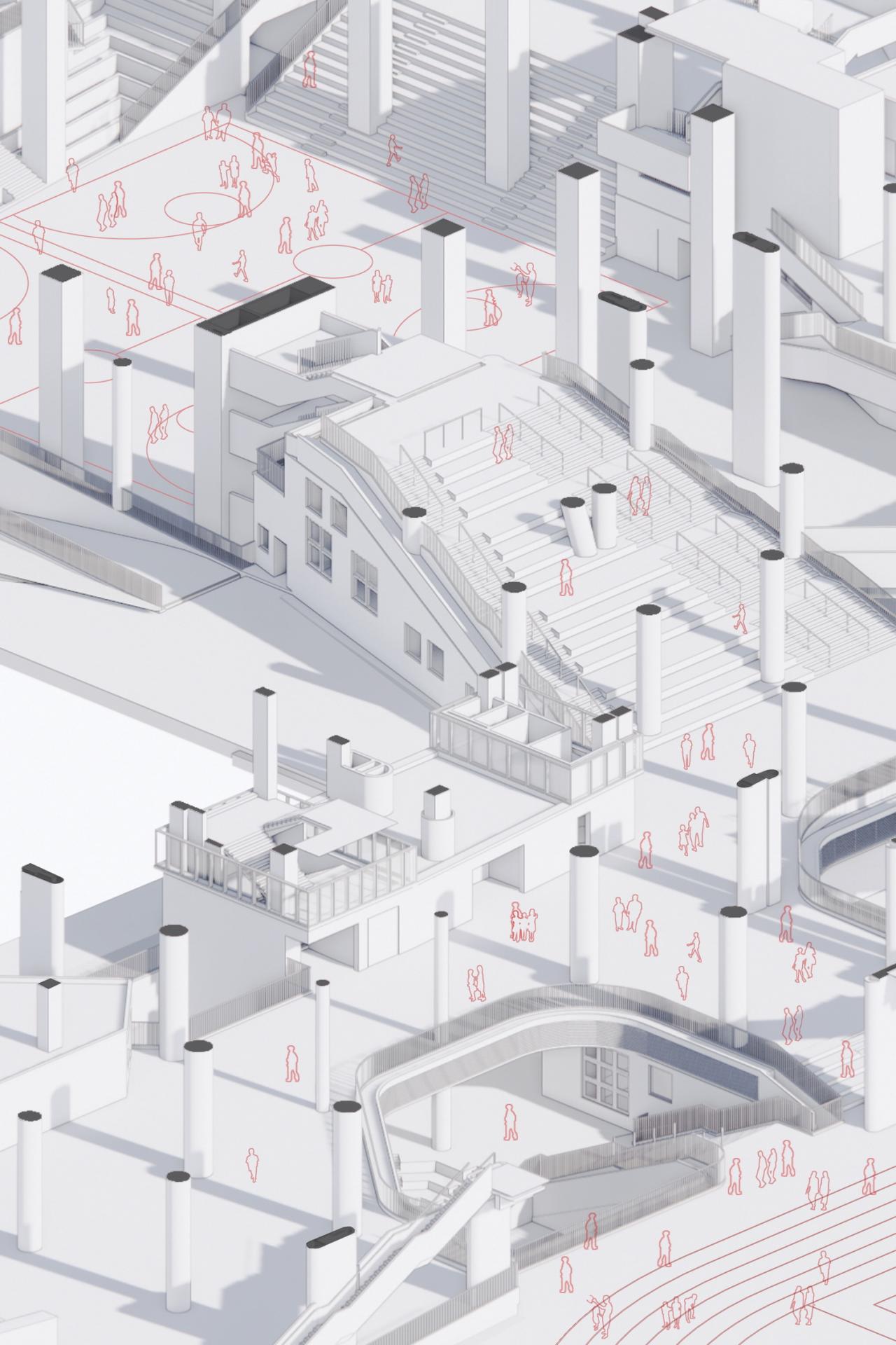 BIM建筑|深圳市宝安区上星学校 / 第伍建筑