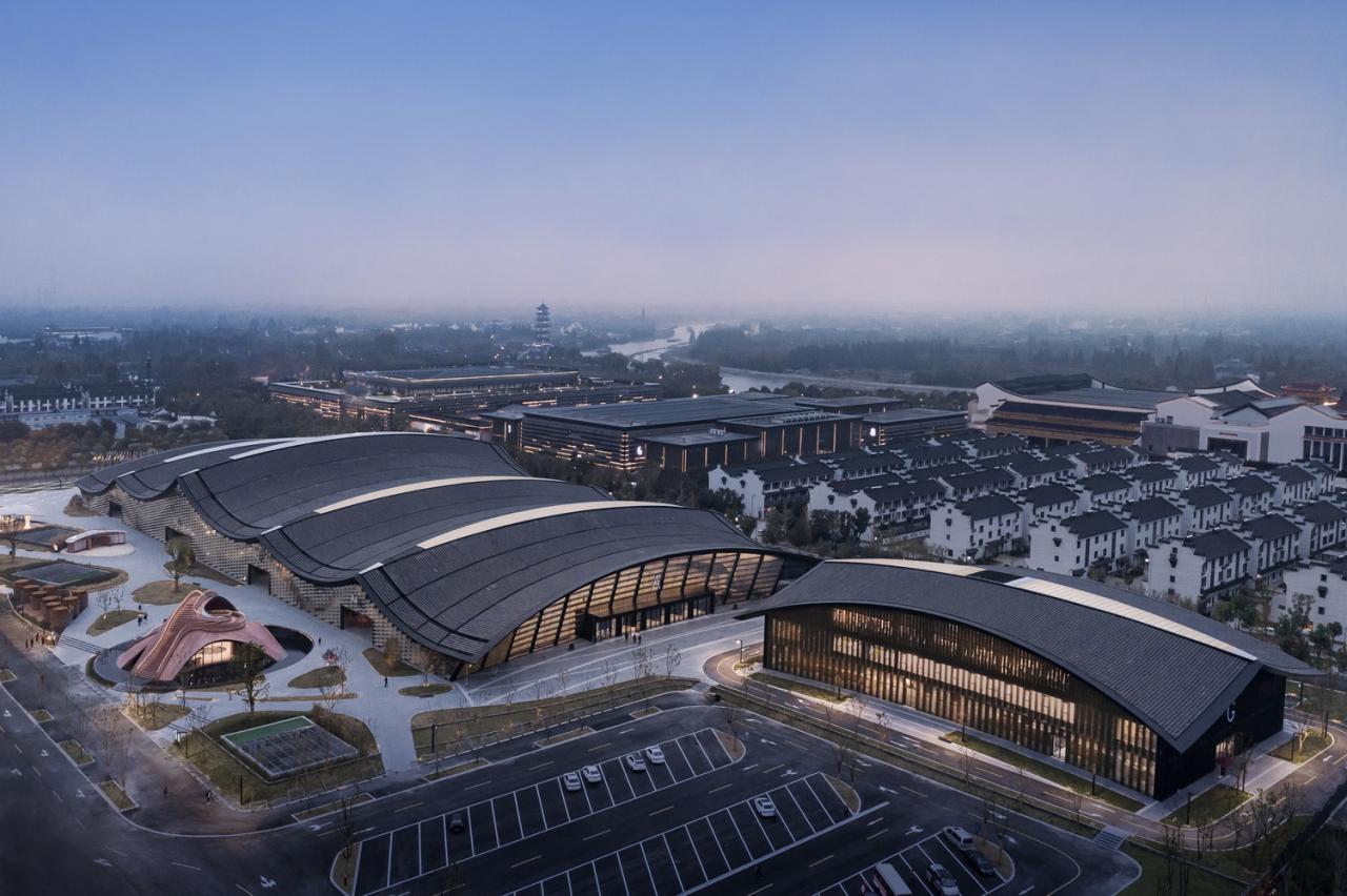 BIM建筑|乌镇“互联网之光”博览中心 / 创盟国际+一造科技