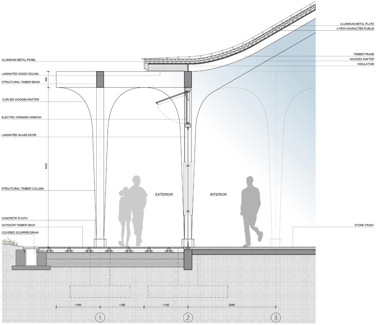 BIM建筑|中意文化艺术交流中心之中华馆 / aoe事建组