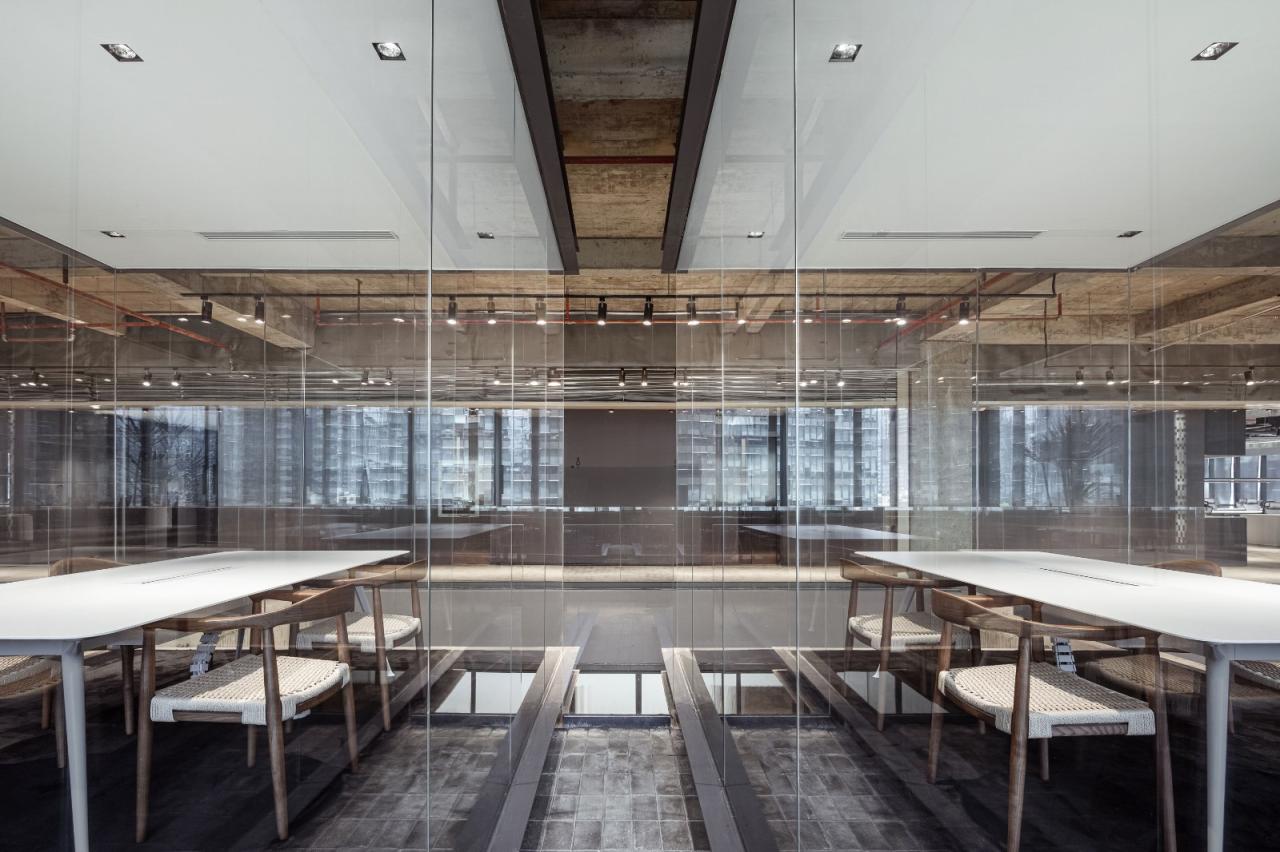 BIM建筑|将悬浮会议室引入移卡办公空间 / JSPA Design