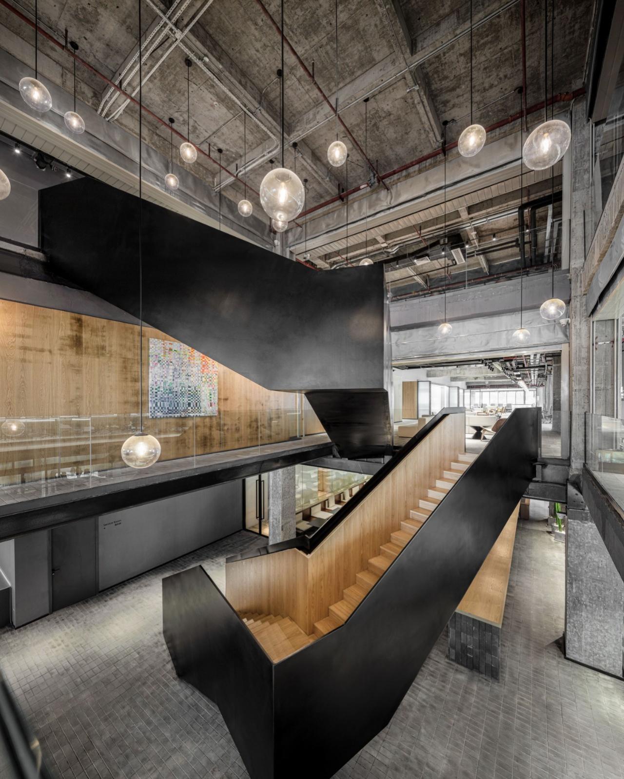 BIM建筑|将悬浮会议室引入移卡办公空间 / JSPA Design