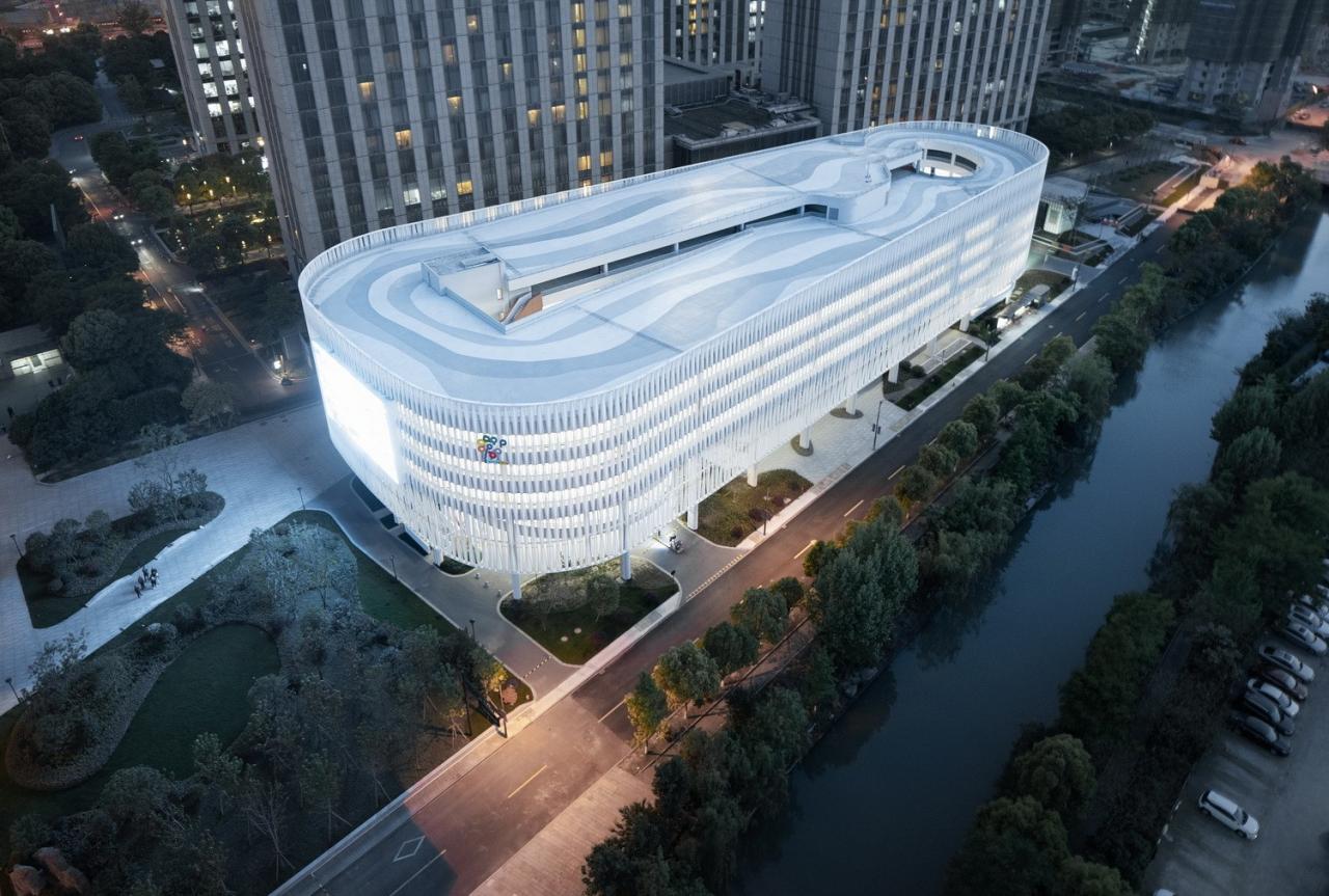 BIM建筑|来自停车楼的逆袭：杭州钱投海达停车楼 / 浙江大学建筑设计研究院有限公司