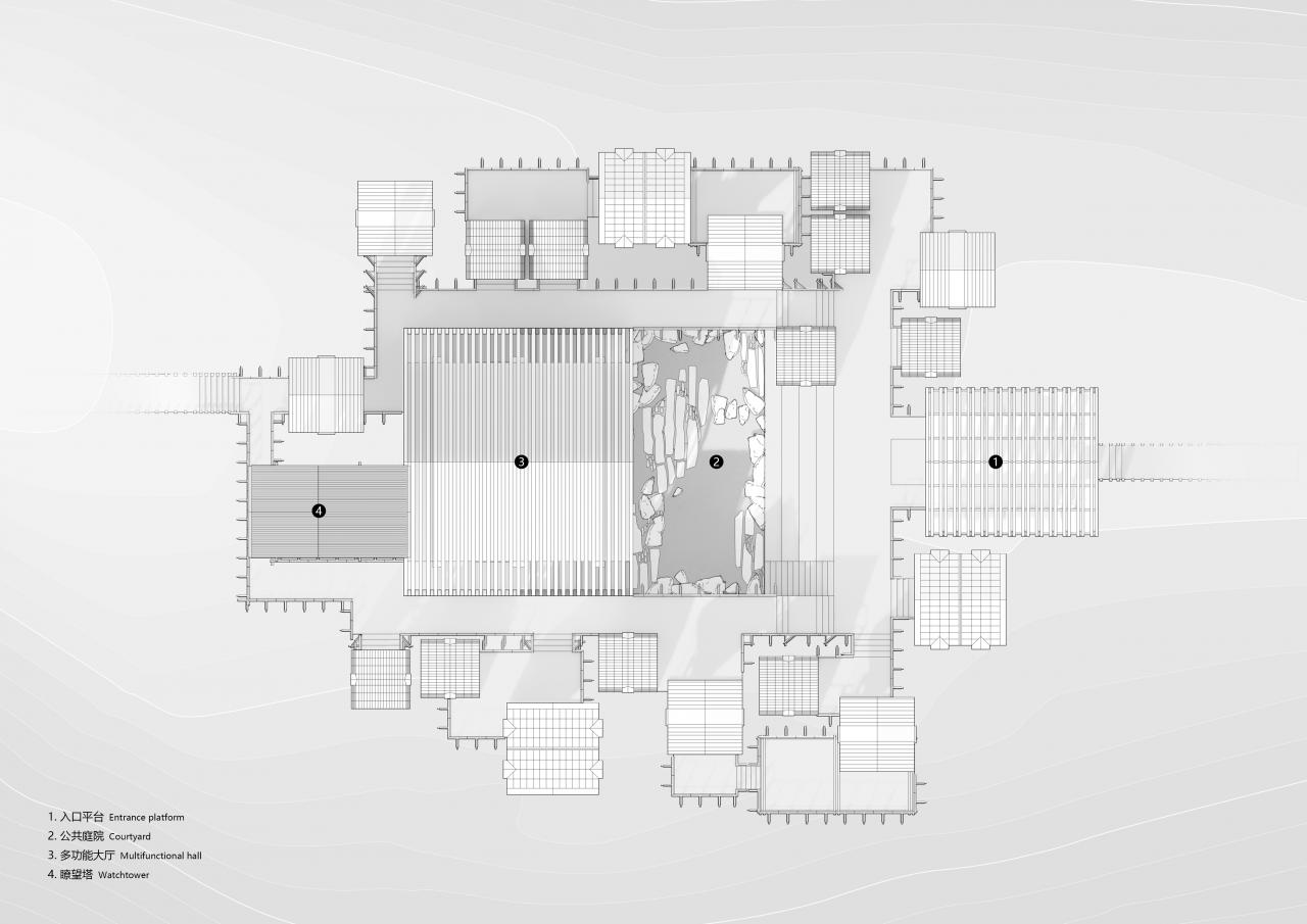 BIM建筑|木屋小镇：岛屿 · 丛林 · 小木屋，九江 / 平介设计
