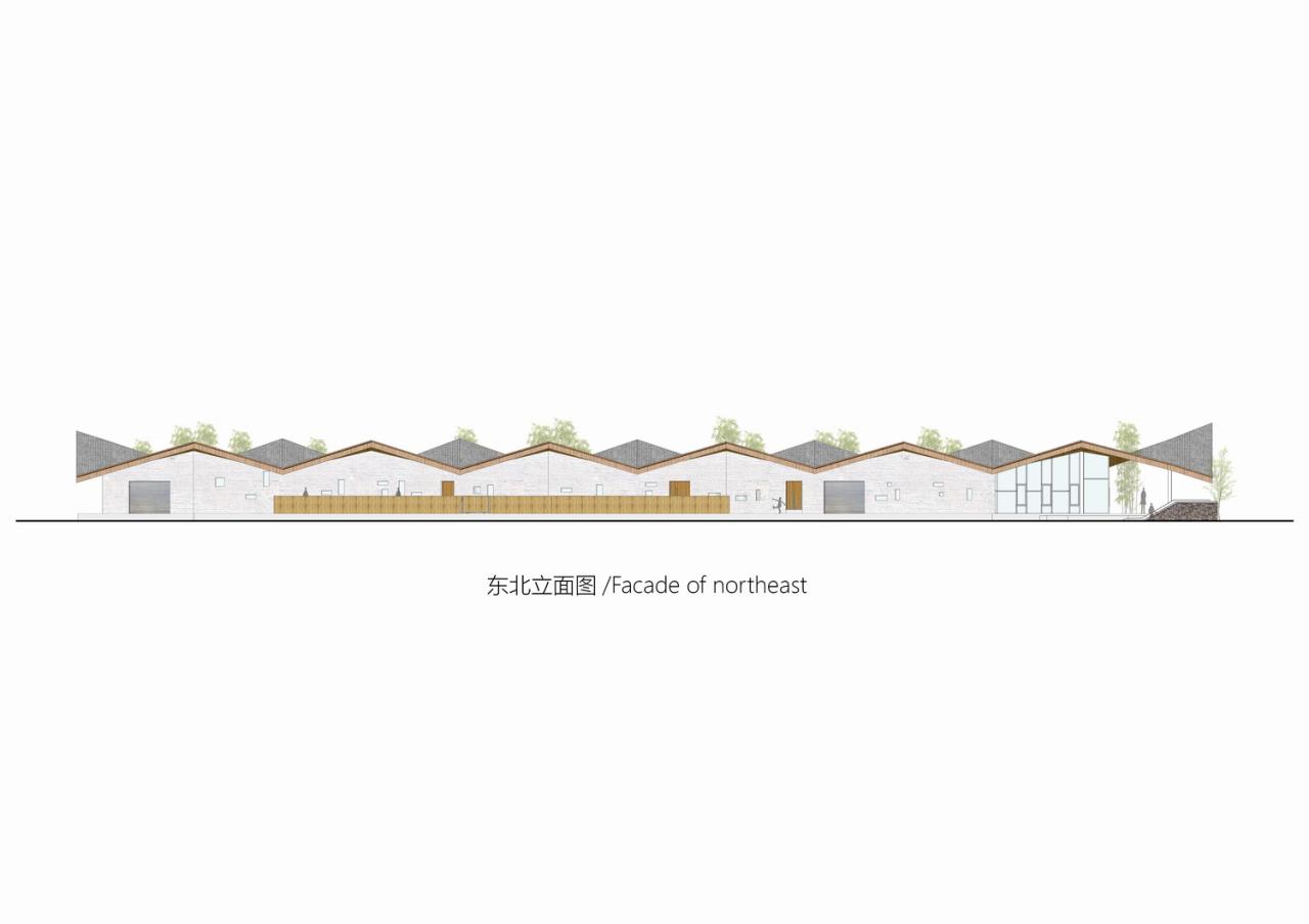 BIM建筑|在半山崖的废弃鸡棚，用峰峦“盖”一座共享工厂 / 时地建筑