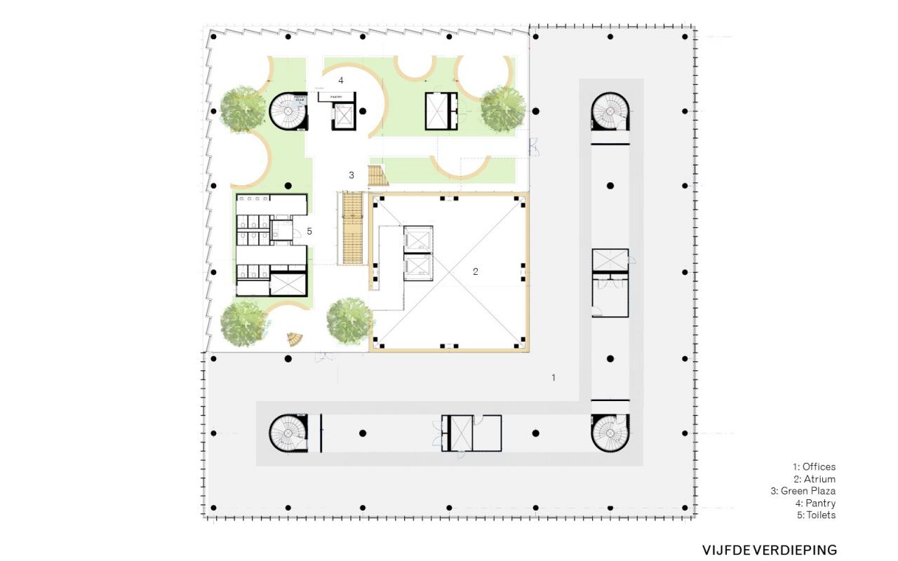 BIM建筑|佳能生产印刷总部 / Broekbakema